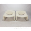 Cadeira moderna de hipster f598 cadeira groovy vintage loungechair